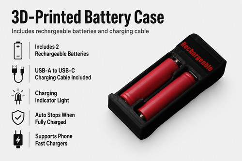 Custodia batteria ricaricabile