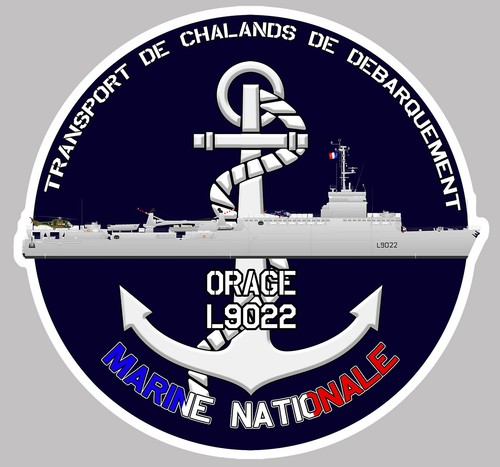 Autocollant marine nationale - marine,